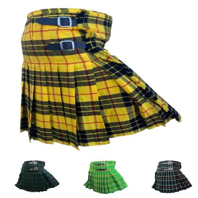 AAR Mens Kilt Scottish Tartan Kilt 13oz Highland Casual Kilt for Men 11 Tartans