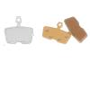 YLNING Brake Pads 1 Pair of Copper Base Brake Pads for Bicycles Bike Brake (Color : 858) view 1