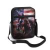YECARYPOD American Flag Horse Small Messenger Bag for Women Canvas Cell Phone Purse Wallet Cute Cross Body Phone Purse with Adjustable Shoulder Strap view 2