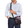 YECARYPOD American Flag Horse Small Messenger Bag for Women Canvas Cell Phone Purse Wallet Cute Cross Body Phone Purse with Adjustable Shoulder Strap view 3