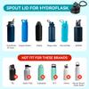 Soledea Replacement Lid for Hydro Flask Wide Mouth 12-64 Oz, Leak-Proof Spout with Flexible Handle, BPA Free view 3