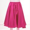 CHICTRY Kids Girl Long Full Circle Ballroom Dance Skirt Flamenco Cha Cha Latin Dancewear Long Maxi Skirt Hot Pink A 7-8 Years view 3