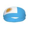 Argentina Sport Sweatbands Argentina Flag Headbands for Women Men Argentine Sweatband for Sport Running Hiking view 1