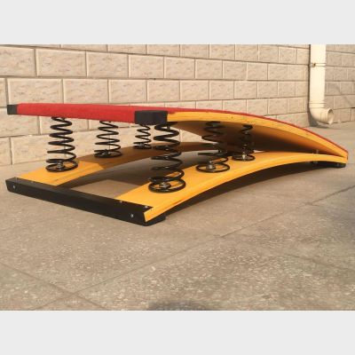 Gym Training Springs Springboard Red Adult Spring Board for Gymnastic, 6 Springs Gymnastics Springboard High Elasticity Equipment with Anti-Slip Feet Pads, for Vaulting, Training, Long/High Jump