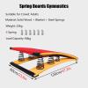 Gym Training Springs Springboard Red Adult Spring Board for Gymnastic, 6 Springs Gymnastics Springboard High Elasticity Equipment with Anti-Slip Feet Pads, for Vaulting, Training, Long/High Jump view 2