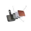 YLNING brake pads 2 Pairs (4 Pcs) MTB Bicycle Hydraulic Disc Brake Pads Semi-Metallic Bike Brake For Cycling Bike Part bike brake (Color : TP-11A) view 4