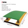 Gym Training Springs Springboard 4 Spring Kids Springboard, Gymnastic Elastic Board Portable Curved Hard Wood Practice Equipment, Load 65kg, for School, Home, Gym, Kindergarten, Athletic Field ( Color view 3