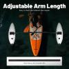 DMSIDN 2PCS Inflatable Kayak Outrigger Stabilizers, PVC Float Stabilizer with Sidekick Arms Rod, Floating Boats Stabilizer Canoes Outrigger, Portable and Easy Install view 4