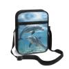 YECARYPOD Ocean Dolphin Messenger Bag for School Boys Girls Small Shoulder Bag Lightweight Cross Body Bag Women Men Travel Crossbody Purse Bags Cellphone Wallet view 2
