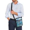 YECARYPOD Ocean Dolphin Messenger Bag for School Boys Girls Small Shoulder Bag Lightweight Cross Body Bag Women Men Travel Crossbody Purse Bags Cellphone Wallet view 3