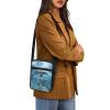 YECARYPOD Ocean Dolphin Messenger Bag for School Boys Girls Small Shoulder Bag Lightweight Cross Body Bag Women Men Travel Crossbody Purse Bags Cellphone Wallet view 4