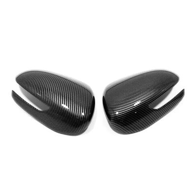 Compatible For Kia Sportage KX5 2016-2019 Car Rearview Side Mirror Cover Wing Cap Sticker Exterior Door Rear View Case Trim Carbon Fiber (Color : Carbon fibre)
