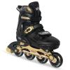 Kids Inline Skates Cool Racing Car Decorations Blades Roller for Boys Girls- Golden for Teenagers Youth Age 7 8 9 10 - Adjustable All Light up Wheels Indoor Outdoor Birthday Gift for Son and Grandson view 1