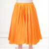 CHICTRY Kids Girl Long Full Circle Ballroom Dance Skirt Flamenco Cha Cha Latin Dancewear Long Maxi Skirt Yellow A 7-8 Years view 2