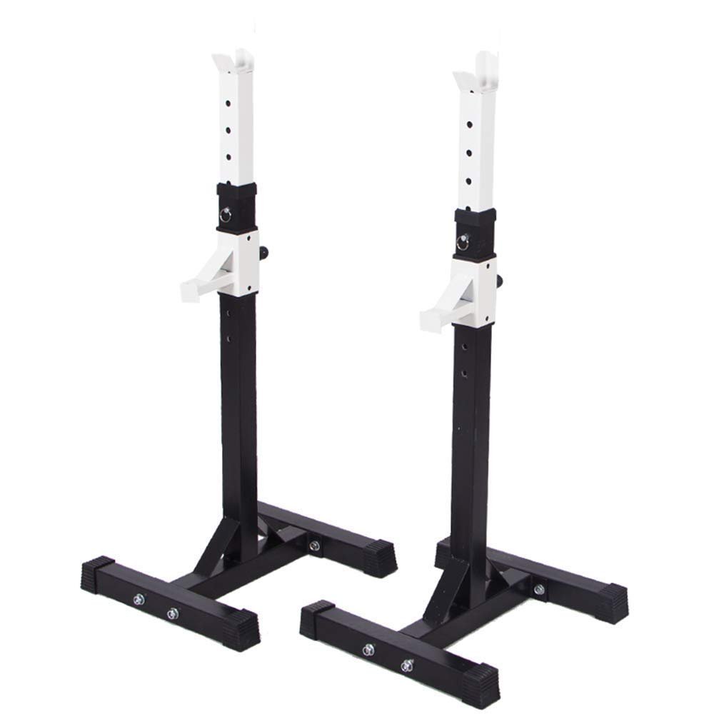 Barbell Rack Squat Stand Adjustable Bench Press Rack Barbell Rack Adjustable Squat Stand Dipping Station Weight Bench Press Stand Squat Stand Equipment Home & Gym