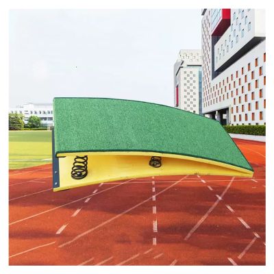 JYDQMOLS Gymnastics Equipment for Kids, Spring Board Gymnastics for Adults Teens, Home Vault Elastic Ramp Springboard Including 9 Spring for Athletics, Training Ground (Color : Green)