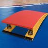 Training Gymnastics Springboard Home Curved Gymnastic Springboard for Adults, Heavy Duty Vaulting Long Jump Training Equipment for Playroom, Gym, Track Field, Elastic Spring Boards with 4 Springs ( Co view 1