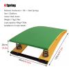 Training Gymnastics Springboard Home Curved Gymnastic Springboard for Adults, Heavy Duty Vaulting Long Jump Training Equipment for Playroom, Gym, Track Field, Elastic Spring Boards with 4 Springs ( Co view 2