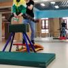Training Gymnastics Springboard Home Curved Gymnastic Springboard for Adults, Heavy Duty Vaulting Long Jump Training Equipment for Playroom, Gym, Track Field, Elastic Spring Boards with 4 Springs ( Co view 3