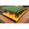 Gymnastics Assistance Springboard 9 Springs Gymnastics Springboard, Adults Big Kids Teens Backflip Jump Board/ Non Slip Elastic Ramp Spring Boards Equipment Wooden Portable, for Home Gym School Vault view 1