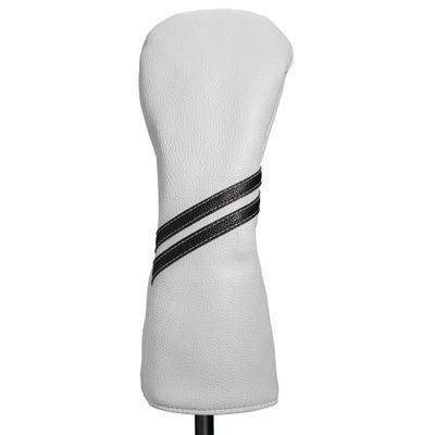 Driver Headcover - PU Leather Golf Head Covers for Woods and Driver - White