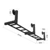 Pull-Up Bars Wall-Mounted Horizontal Bars And Parallel Bars Climbing Frame, Cross-Beam Steel, Exercise Equipment For Home Gym, Safe Load 300Kg view 2