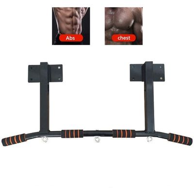 YOtat Single Parallel Bars Pull-Up Device Home Indoor Fitness Equipment Wall Side-Mounted Beam Single Parallel Bars Perforated Family Hanger Joist Mounting Rods, 94*36*5cm, Black