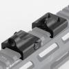 TPRCOL The Ultra-Low benchmark Sight Front and Rear Sight Black T2-The Ultra-Low benchmark Sight up-Version view 1
