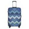 YQxwJL Gradient Blue Denim Print Luggage Cover Washable Suitcase Anti-Scratch Suitcase Cover Protective Cover Fits 18-32 Inch view 1