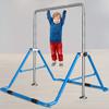 YOtat Gymnastics Bar Adjustable Folding Horizontal Bar Kids Gymnastics Training Sports Training Equipment High Bar for Home Training Garden, Yellow view 2