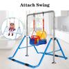 YOtat Gymnastics Bar Adjustable Folding Horizontal Bar Kids Gymnastics Training Sports Training Equipment High Bar for Home Training Garden, Yellow view 3