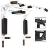 YOtat Home Indoor Pull-Ups Wall Pull-Ups Multifunctional Single Parallel Bars Fitness Equipment Perforated Wall Sandbag Holder Joist Mounting Rods, 92*71*47.3cm, White view 1