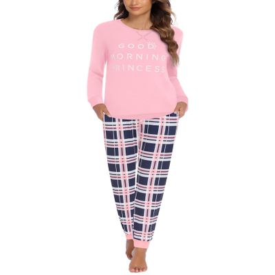 Ekouaer Pajamas For Women Comfy Long Sleeve Jogger Set Lounge Pjs Set With Pockets