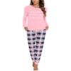 Ekouaer Pajamas For Women Comfy Long Sleeve Jogger Set Lounge Pjs Set With Pockets view 1