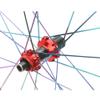 700C Road Bikes Wheel Centre Lock Disc Brake Thru Axle Aluminum Alloy Double Wall Rim Front and Rear Wheelset Hight 38mm 8/9/10/11 Speed Cassette Freewheel 24 Holes view 3