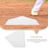 Mipcase Baseball Accessories Pitch Training Baseball Home Plate Mat Training Supplies view 2