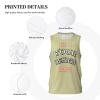 NineFit Basics Custom Tank Tops Man Personalized Tank Tops with Logo Name Picture Design Your Own Print Crewneck Customized Sleeveless Shirt Large Tan view 2