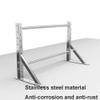 YOtat Pull-Up Bars Wall-Mounted Horizontal Bars-Parallel Bars, Steel Pull-Up Suspension Bars, Safe And Stable Home And Gym Training Equipment, Load 300Kg, Silver view 2