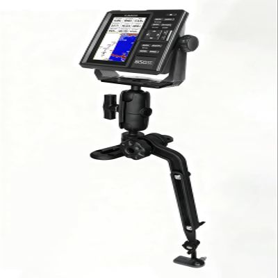 Strg Kayak Fish Finder Mount, Fish Finder Transducer Mount with Rectangle Plate and Transducer Arm Boat Marine Electronic Mounts Compatible with Garmin, Lowrance and More Fish Finders
