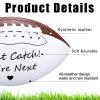 Liliful Wedding Football Autograph Football with 1 Stand 1 Signature Pen 1 Pump for Wedding Reception Game Favor(Mini Size 6 Inch) view 3