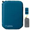 ATEPA Inflatable Seat Cushion, Self-Inflating Portable Stadium Airplane Travel Foam Cushion Pad for Camping, Sports Events, Outdoor, Blue view 1