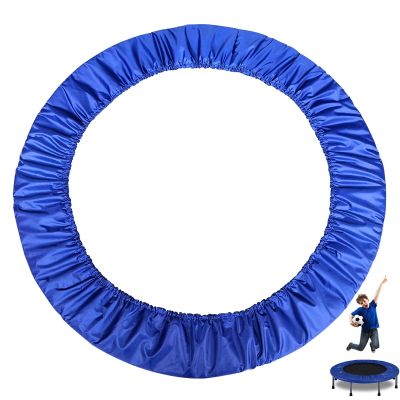 Mini Trampoline Spring Cover 36 38 40 45 60inch Small Trampoline Pad Replacement 3 Layers Thickened & Widened, 800D Tear-Resistant Oxford Cloth, fit Indoor Trampoline for Toddlers ,Blue,122cm(48inch)
