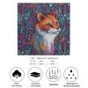 DSSLLY Cat Print Bandana Square Head Scarf Satin Headband Elastic Hair Scarf Head Scarves for Party Headwear, Style view 2