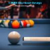 Pool Sticks 147cm/57.9in Maple Fancy Nine-Ball Cue Double-Section Billiard Design Pool Queue Stick Suitable for Black Eight Pool 13MM Big Head High-End and Generous Grip Billiard Cue view 4