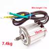 ZHOZHUT 2000W Electric Tricycle Motor 60V / 72V Permanent Magnet DC Motor, 5 Hall Wires, Aluminum Alloy Shell, 5-Hole 16-Tooth Square Wave Motor for DIY Electric Tricycle and Quadricycle,2000w,72V view 4