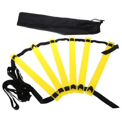EXCBIOZ Agility Ladder Speed Training Set Exercise Ladders for Soccer Football Footworks Sports Training Ladder with Carry Bag Fitnes, 3 meters 6 knots