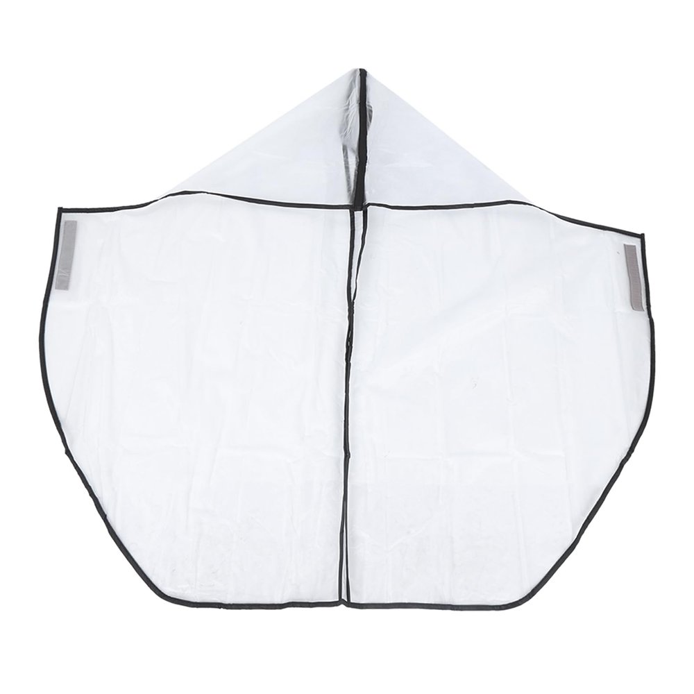 PerGar Golf Bag Rain Hood, Waterproof Golf Bag Rain Cover with Clear PVC, Golf Bag Rain Protection Cover for Golf Push Carts, Heavy Duty Club Bags Raincoat for Golfer