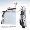 PerGar Golf Bag Rain Hood, Waterproof Golf Bag Rain Cover with Clear PVC, Golf Bag Rain Protection Cover for Golf Push Carts, Heavy Duty Club Bags Raincoat for Golfer view 4