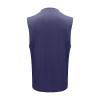 xoxingysm Mens Summer Tops Sleeveless Tank Tops Stretchy Muscle Gym Fitness Bodybuilding T Shirts Outdoor Hiking Casual Under Shirts with Pocket V-Neck Workout Tees Dark Blue view 4