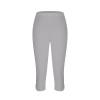 NineFit Basics Prime of Days Deal Capri Leggings for Women 2024 High Waisted Workout Yoga Pants Lightweight Slim Fit Stretch Tight Leggings Lounge Trousers, Medium, A2#gray view 3